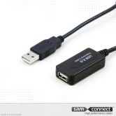 Câble USB 2.0 de 20 mètres, amplificateur inclus