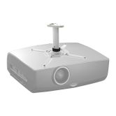 Support universel plafond, court et blanc