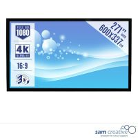 Ecran projection cinéma 4K UHD 16:9 271" 600x337cm